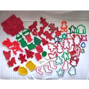 50+ Christmas Cookie Cutters Lot#5 Many Vintage‎